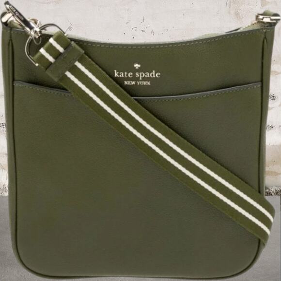 Kate Spade Rosie North South Swingback Green Crossbody Bag - Picture 3 of 9